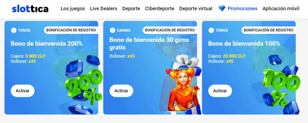 Casino Slottica bonus